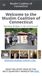 Mobile Screenshot of muslimcoalitionct.org